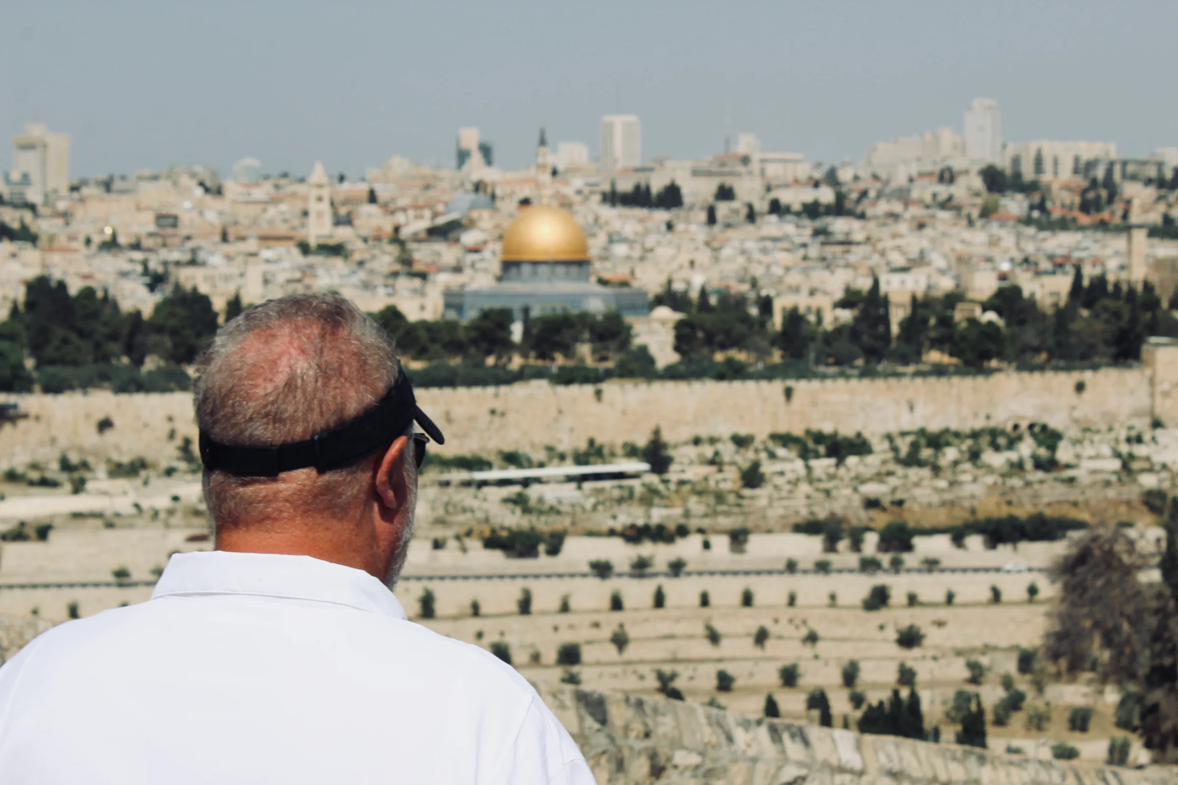 Luke overlooking Jerusalem, Israel